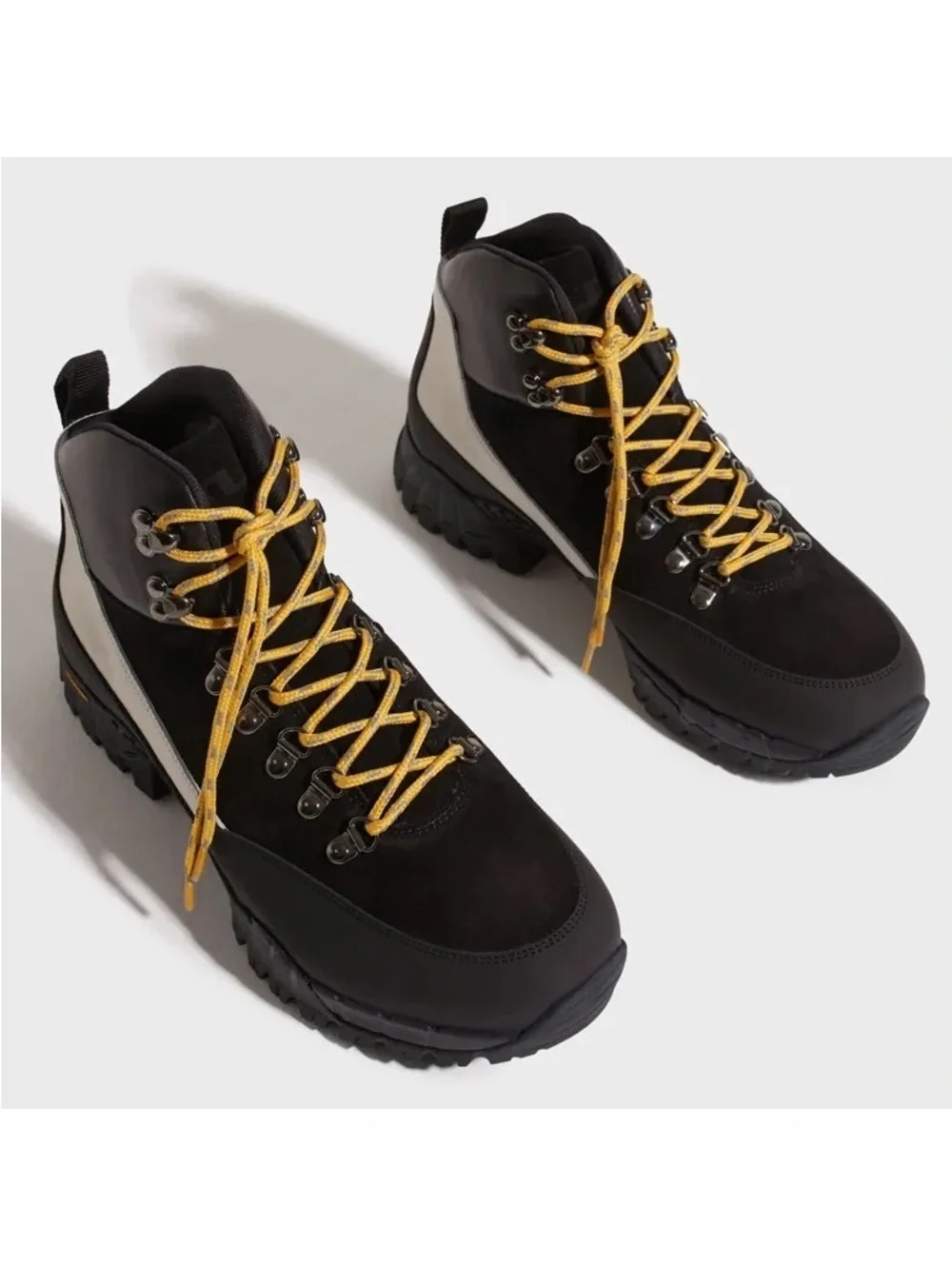 J. Linderberg Hiker High Boots in Black, Size 42 New in Box